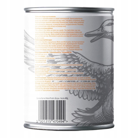 Gaczoo Mono Protein mokra karma monobiałkowa dla psów Kaczka 400g