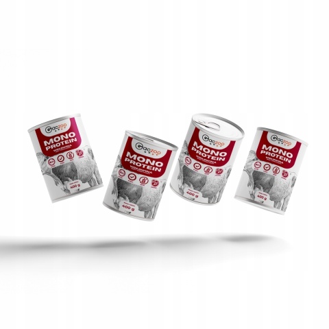 Gaczoo MONO PROTEIN monobiałkowa karma mokra dla psa Wołowina 24 x 400g