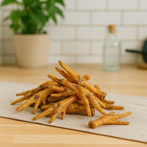 Kurze Łapki przysmak dla psa 500g GACZOO 100% naturalny gryzak Kurze Łapki przysmak dla psa 500g GACZOO 100% naturalny gryzak