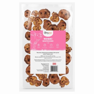 Noski Wieprzowe przysmak dla psa 1 kg GACZOO 100% naturalny gryzak