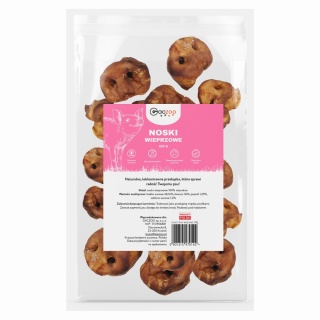 Noski Wieprzowe przysmak dla psa 200g GACZOO 100% naturalny gryzak