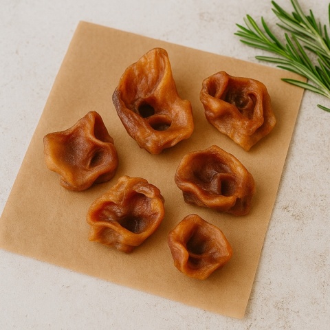 Ucho Wewnętrzne Środkowe Wieprzowe przysmak dla psa 500g GACZOO naturalny