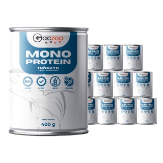 Gaczoo MONO PROTEIN monobiałkowa karma mokra dla psa Tuńczyk 12 x 400g
