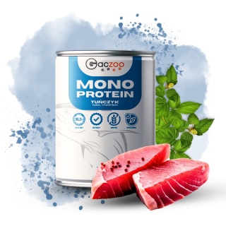 Gaczoo Mono Protein mokra karma monobiałkowa dla psów Tuńczyk 400g