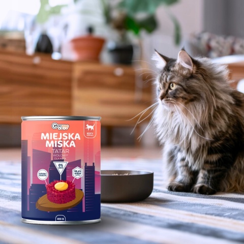 Gaczoo Miejska Miska bezzbożowa karma mokra dla kota mix smaków 30 x 400g