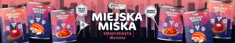 Gaczoo Miejska Miska bezzbożowa karma mokra dla kota mix smaków 48 x 400g