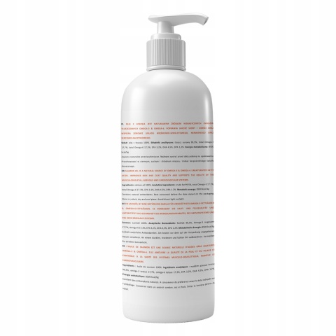 Gaczoo Olej z łososia dla psa i kota Omega Atlantic Salmon Oil 2 x 1000ml