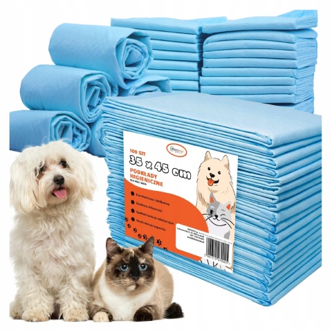 Podkłady higieniczne dla psa i kota maty chłonne 35 x 45 cm 400 szt Gaczoo