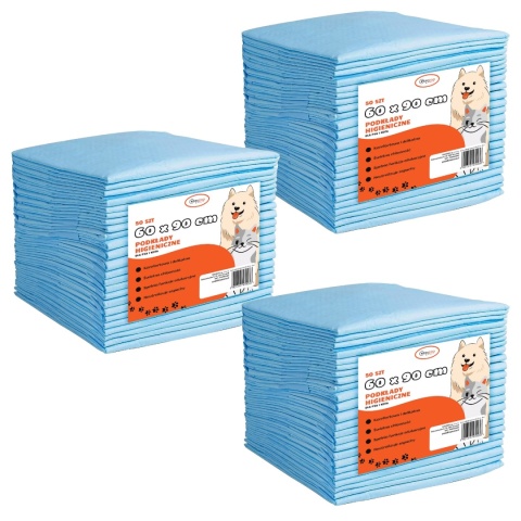 Podkłady higieniczne dla psa i kota maty chłonne 60 x 90 cm 150 szt Gaczoo