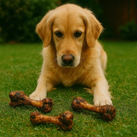 Przysmak dla psa Kość szynkowa wieprzowa 10 szt GACZOO naturalny gryzak