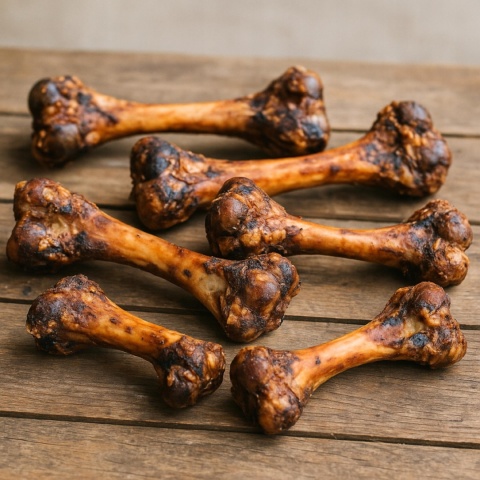 Przysmak dla psa Kość szynkowa wieprzowa 5 szt GACZOO naturalny gryzak