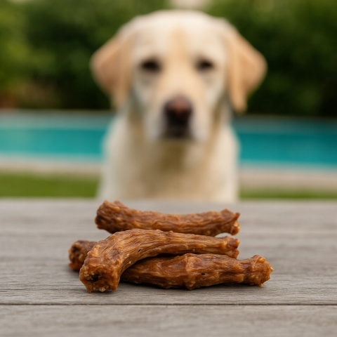 Przysmak dla psa Kurze Szyjki 60g GACZOO 100% naturalny gryzak