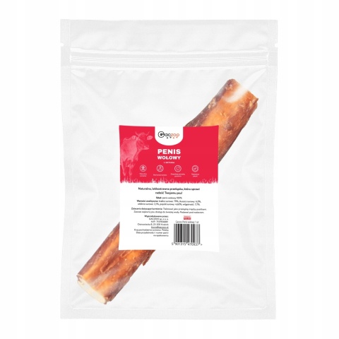 Przysmak dla psa Penis Wołowy 1 sztuka GACZOO naturalny gryzak