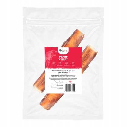 Przysmak dla psa Penis Wołowy 2 sztuki GACZOO naturalny gryzak