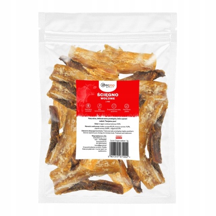 Przysmak dla psa Ścięgno Wołowe karkowe 1 kg GACZOO naturalny gryzak