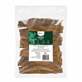 Przysmak dla psa Skóra z dzika bez włosa 500g GACZOO naturalny gryzak