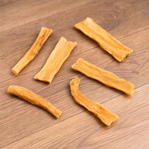 Przysmak dla psa Skóra z konia bez włosa 100g GACZOO naturalny gryzak