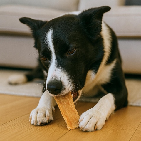 Przysmak dla psa Skóra z konia bez włosa 300g GACZOO naturalny gryzak