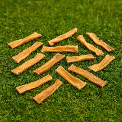 Przysmak dla psa Skóra z konia bez włosa 500g GACZOO naturalny gryzak