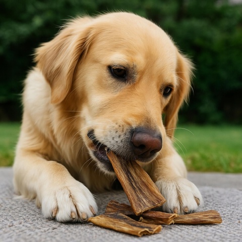 Przysmak dla psa Skóra z sarny bez włosa 100g GACZOO naturalny gryzak