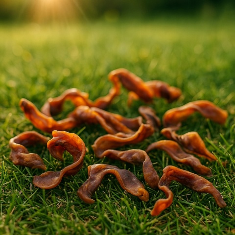 Przysmak dla psa Strips ze skóry wieprzowej 100g GACZOO naturalny