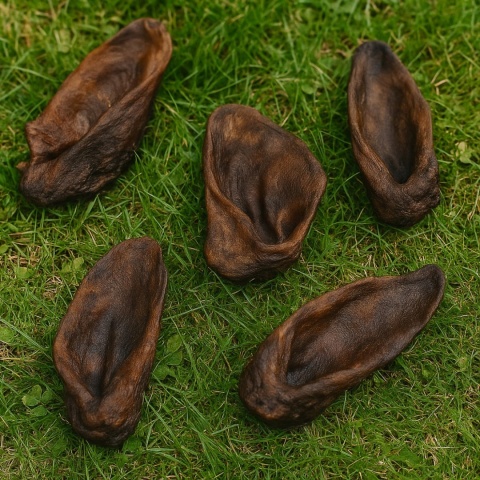 Przysmak dla psa Ucho Dzika bez włosa 2 szt GACZOO naturalny gryzak