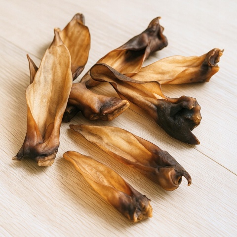 Przysmak dla psa Ucho Sarny bez włosa 5 szt GACZOO naturalny gryzak