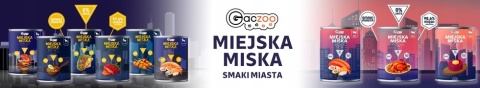 Gaczoo Miejska Miska bezzbożowa karma mokra dla psa Kebab Jagnięcy 18 x 800g