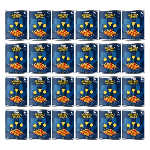 Gaczoo Miejska Miska bezzbożowa karma mokra dla psa Shish z Kurczaka 24 x 400g