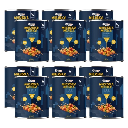 Gaczoo Miejska Miska bezzbożowa karma mokra dla psa Shish z Kurczaka 12 x 800g