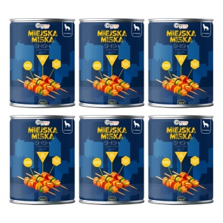 Gaczoo Miejska Miska bezzbożowa karma mokra dla psa Shish z Kurczaka 6 x 400g