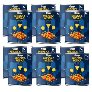 Gaczoo Miejska Miska bezzbożowa karma mokra dla psa Shish z Kurczaka 12 x 400g