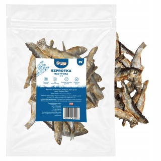 Przysmak dla kota Szprotki Bałtyckie 50g GACZOO 100% naturalny gryzak