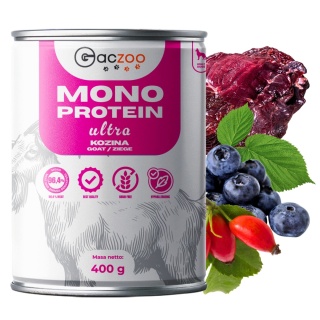 Monobiałkowa karma mokra dla psa mix smaków 48 x 400g Gaczoo Mono Protein