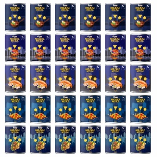 Gaczoo Miejska Miska bezzbożowa karma mokra dla psa Mix smaków 30 x 400g