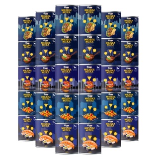 Gaczoo Miejska Miska bezzbożowa karma mokra dla psa Mix smaków 30 x 400g
