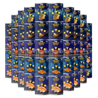 Gaczoo Miejska Miska bezzbożowa karma mokra dla psa Mix smaków 48 x 400g