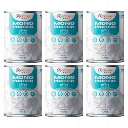 Monobiałkowa karma mokra dla psa Kangur 6 x 400g Gaczoo Mono Protein Ultra