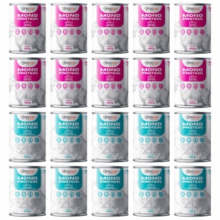 Monobiałkowa karma mokra dla psa mix smaków 20 x 400g Gaczoo Mono Protein Ultra