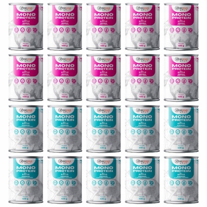 Monobiałkowa karma mokra dla psa mix smaków 20 x 400g Gaczoo Mono Protein Ultra