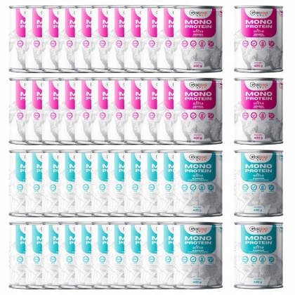 Monobiałkowa karma mokra dla psa mix smaków 48 x 400g Gaczoo Mono Protein Ultra