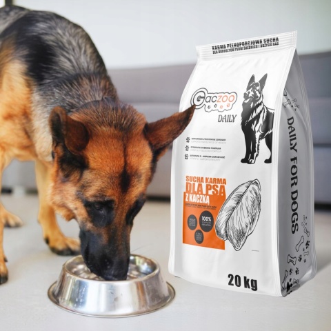 Sucha karma dla psa Gaczoo Daily Kaczka 20 kg Adult Dog z Witaminami