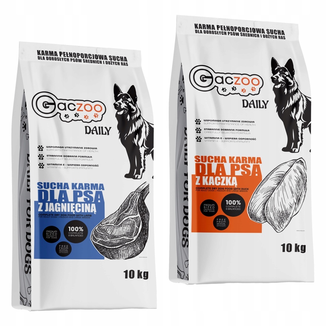 Gaczoo Daily Mix smak&oacute;w 2 x 10 kg