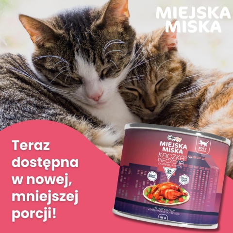 Karma mokra dla kota Miejska Miska Gaczoo Kaczka Pieczona 24x 185g bez zbóż