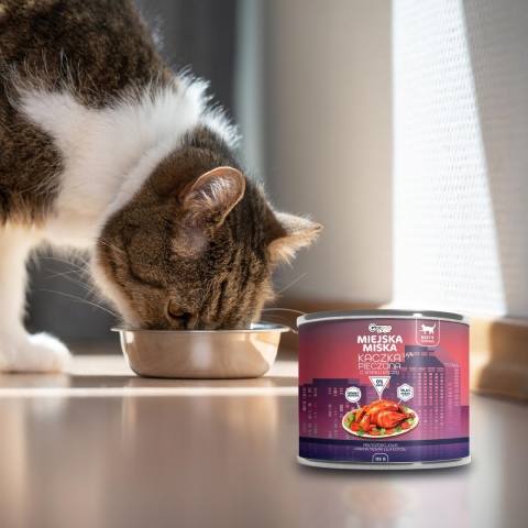 Karma mokra dla kota Miejska Miska Gaczoo mix smaków 10 x 185g bezzbożowa
