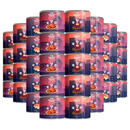 Karma mokra dla kota Miejska Miska Gaczoo mix smaków 36 x 185g bezzbożowa