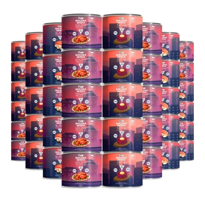 Karma mokra dla kota Miejska Miska Gaczoo mix smaków 42 x 185g bezzbożowa