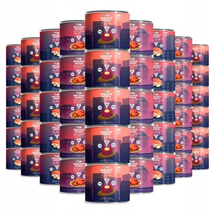 Karma mokra dla kota Miejska Miska Gaczoo mix smaków 48 x 185g bezzbożowa