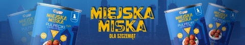 Karma mokra dla szczeniąt Miejska Miska Gaczoo Pulpeciki Cielęcina 12x 400g