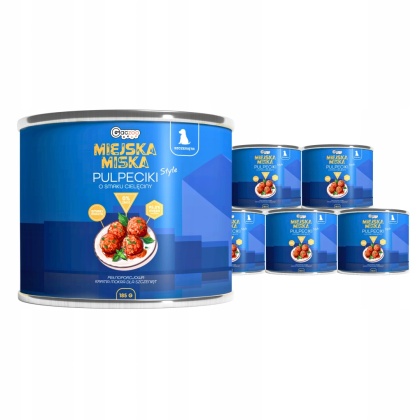 Karma mokra dla szczeniąt Miejska Miska Gaczoo Pulpeciki Cielęcina 6 x 185g